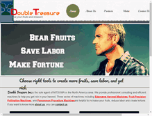 Tablet Screenshot of doubletreasure.com